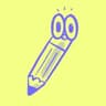 creative cafe pencil logo